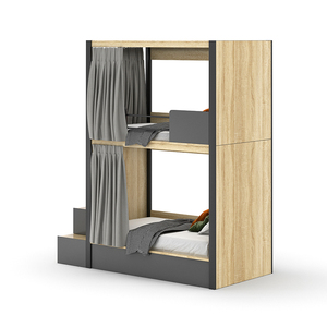 Litera de apartamento universitario, mueble de dormitorio para estudiantes universitarios, cama escolar - Product Image 6
