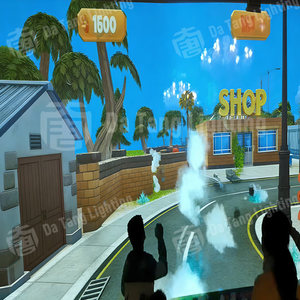 Système de projection murale interactif tendance avec jeux vidéo 3D pour les environnements de divertissement et d'apprentissage - Product Image 3