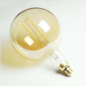 4w 6w 8w 230V E27 Base en verre ambré Forme de <span class=keywords><strong>globe</strong></span> Grande taille Filament Led Edison <span class=keywords><strong>Ampoule</strong></span> G200 Lampe Led Vintage - Product Image 4