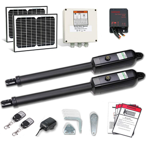 Ouvre-porte automatique à double battant EKD700 à énergie <span class=keywords><strong>solaire</strong></span>, moteur 24V DC, ouvre-porte <span class=keywords><strong>électrique</strong></span> automatique pour usage domestique - Product Image 1