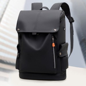 Laptop <b>Backpack</b> For Men 16 Inch <b>Computer</b> Bag Large Capacity Solid Color Casual Business Travel <b>Backpack</b> - Product Image 1