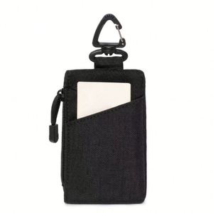 Multifunction Wallet <b>Mini</b> Portable Zipper Pouch Coin Purse Belt Waist <b>Bag</b> for Men Outdoor Camping Hiking - Product Image 3