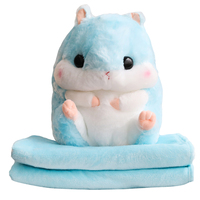 Großhandel Gefüllte Hamster Decke Kissen Gefüllte Benutzer definierte Tier Plüschtiere Puppen Kissen Tier Benutzer definierte Gefüllte Plüsch Hamster Spielzeug