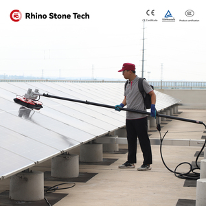 Cepillo de Limpieza Solar con Doble Disco y Pulverización de <span class=keywords><strong>Agua</strong></span>, con Batería de Litio y Panel Fotovoltaico, Herramienta de <span class=keywords><strong>Mantenimiento</strong></span> para Energía Solar - Product Image 5