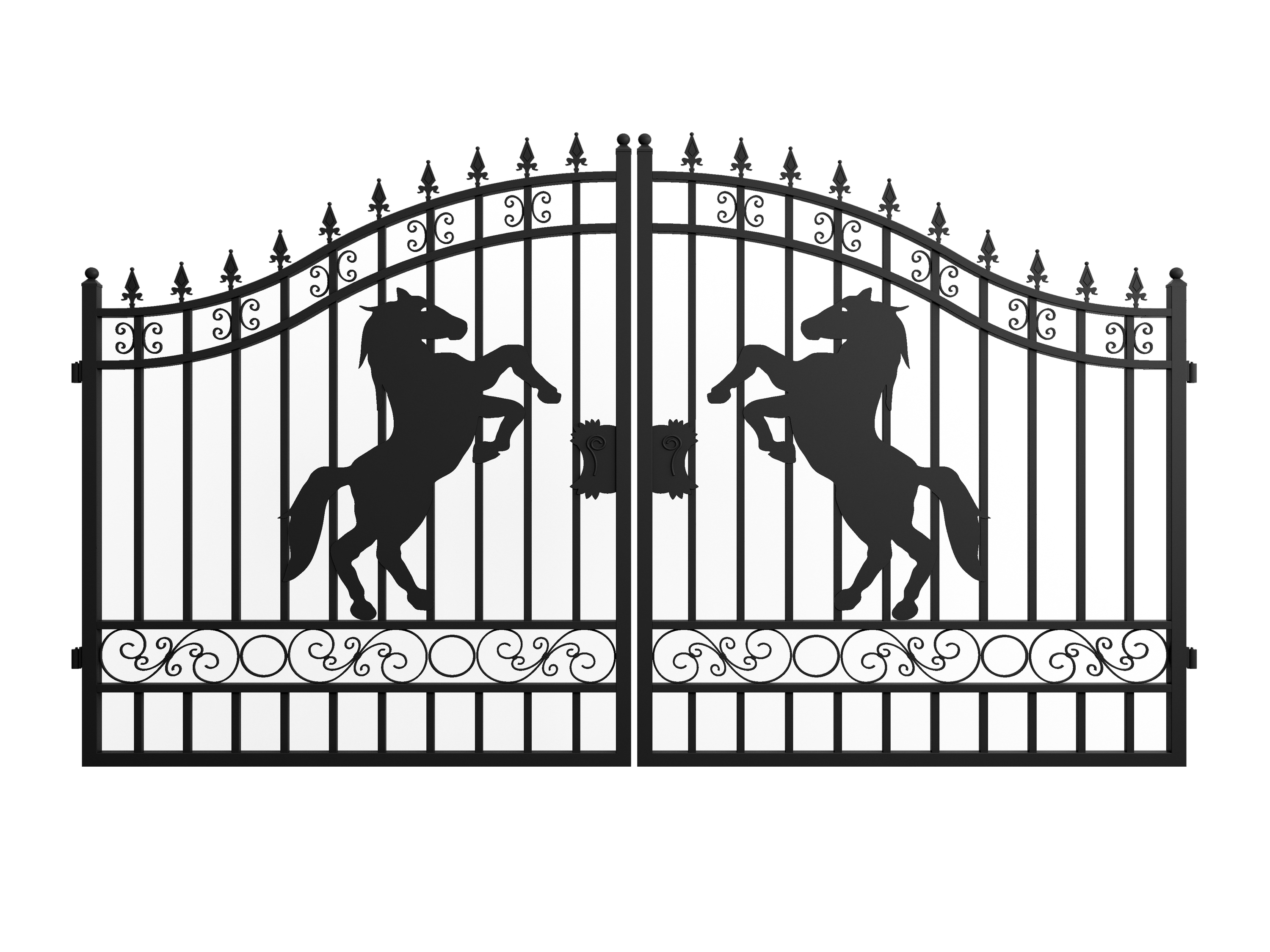 12ft iron gate-2