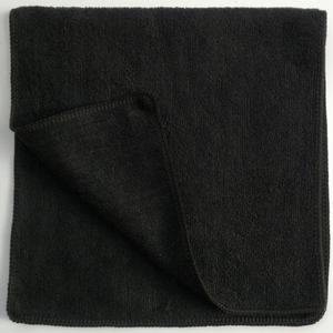 Handuk Hitam Serat Mikro dengan Logo Kustom - Product Image 4