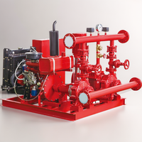 Système de pompe à incendie diesel-électrique personnalisable pour usage industriel, 400 GPM, 8 bars, haut débit, haute pression, robuste