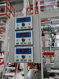 Nhà máy đùn màng thổi 2 lớp <span class=keywords><strong>LDPE</strong></span>/HDPE & máy thổi màng mô hình Độ chính xác cao ABA-700-2 Đầu ra 80 kg/giờ cho túi rác - Product Image 5