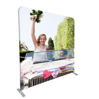 Cadre de support de toile de fond de photographie de vente chaude avec impression de toile de fond de taie d'oreiller personnaliser des conceptions pour la toile de fond de tissu de cabine Photo