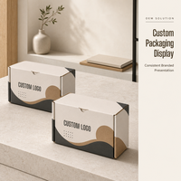 Boîte d'expédition en carton ondulé avec logo personnalisé pour les produits de soin de la peau, les cosmétiques, les abonnements de produits de beauté et l'emballage e-commerce