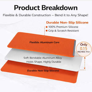Hot Sale Waterproof Portable Folding Phone Bracket Flexible Silicone <b>Tablet</b> <b>Stand</b> Desktop Mount for Video Call Live Stream - Product Image 2
