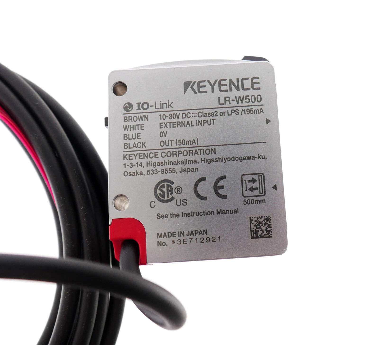 Original KEYENCE LR-W500 Full-Spectrum Sensor - NPN PNP Output