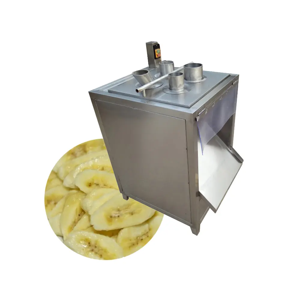 Cortador de chips de banana aprovado ce, máquina de corte, anéis de cebola, preço do cortador