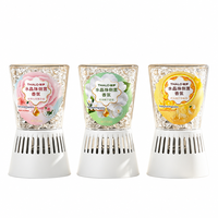 Diffuseur de parfum d'intérieur longue durée aux perles de cristal inversées, extrait botanique, désodorisant d'ambiance 180g, décoration