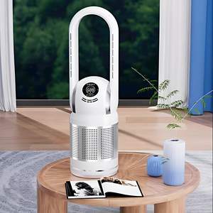Ventilador sin aspas con <span class=keywords><strong>iones</strong></span> negativos <span class=keywords><strong>de</strong></span> oxígeno Hepa 13, ventilador eléctrico frío y caliente, <span class=keywords><strong>purificador</strong></span> <span class=keywords><strong>de</strong></span> <span class=keywords><strong>aire</strong></span> PM2.5, Monitor <span class=keywords><strong>de</strong></span> calidad del <span class=keywords><strong>aire</strong></span> - Product Image 6