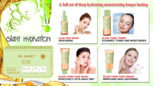 Ensemble de Toni phosphorescents pixie (gel nettoyant pour le visage + toner + sérum + crème pour le visage) - Product Image 2