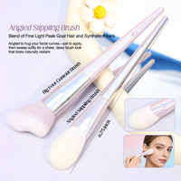 Nouvelle conception 2026 – Ensemble de 8 pinceaux de maquillage épais multifonctionnels Mophira MT23 pour visage et yeux, aspect luxueux violet, vente en gros personnalisée