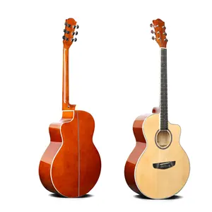 Deviser Giá Thấp 40Inch Cao Glossy Rắn Acoustic Guitar L-X4 Cutaway Guitar Cho Bán Buôn