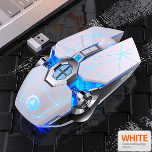 Rechargeable Wireless Silent <b>Mouse</b>, Portable Computer Accessory Mute Ergonomic <b>Mice</b> for Home Office Gaming - Product Image 2