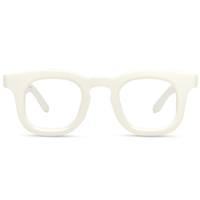 Lunettes rétro rondes unisexes-Monture en acétate robuste | Fait à la main de qualité supérieure avec patine vintage dégradée