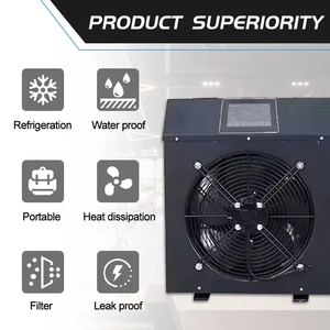 Enfriador de Agua Portátil Compacto con Filtro de Ozono UV y Calefacción, Personalizable de 1HP, 1.5HP y 2HP para Baños de Hielo Comerciales - Product Image 4