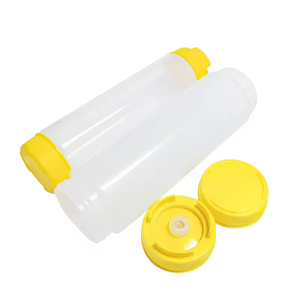 Bouteilles de sauce pour salade et ketchup, qualité alimentaire, pour restaurant, bouteilles de sauce à presser en plastique, bouteille de sauce à presser en plastique - Product Image 2
