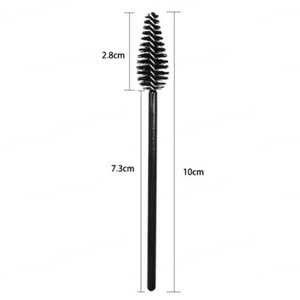 25 brosses à mascara en forme de poire de 10 cm, jetables, avec manche en nylon et plastique, pour le nettoyage des cils en forme de goutte d'eau - Product Image 3