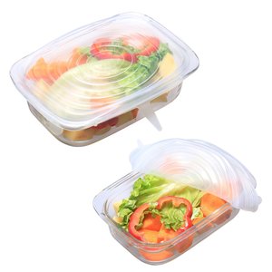 Juego de Tapas Elásticas de Silicona, 6 Tamaños, Reutilizables, para Almacenamiento de Alimentos, Tapas Flexibles para Recipientes de Todas las Formas - Product Image 5