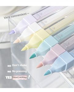 Bolígrafo fluorescente con purpurina de alto valor de color para estudiantes, gran capacidad, 0,5mm de ancho de escritura, cielo estrellado, plástico dibujado a mano - Product Image 1