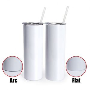 Botella de Agua Térmica de Acero Inoxidable de Doble Pared con Aislamiento al Vacío, de 20 oz, con Pajita, para Sublimación - Product Image 2