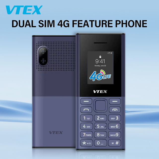2.4 Inch 4G Feature Phone ASR3603S CPU Dual SIM TF Card Torch Type C Charging Bt FM Radio 1800mAh Battery Asic Mobile Phone