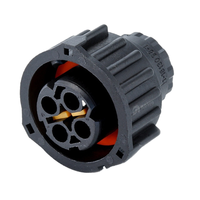 Connecteur automobile femelle TE Connectivity 4P 5V à contact en cuivre, boîtier en nylon, étanche IP55, modèle Tyco Amp 1-967325-1