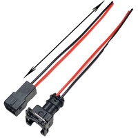 Connecteur étanche pour capteur de gaz 2P 3P 4P avec faisceau de câblage de 15 cm pour injecteur de carburant automobile