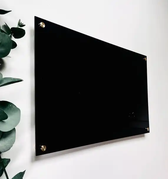 Verre plexi noir très durable feuille acrylique noire feuille de plexi noir panneau acrylique noir verre acrylique noir pour la décoration