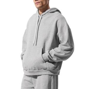 Nouvelle arrivée OEM, sweat à capuche en cachemire écologique pour homme, mode, entraînement, avec broderie et impression unie, saison d'automne - Product Image 1