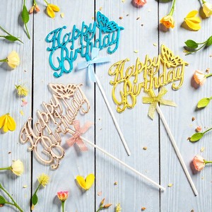Decorazione per <span class=keywords><strong>Torta</strong></span> in Plastica con Testo Personalizzato, per Compleanno e Matrimonio, Non Commestibile, Riutilizzabile, Vendita all'Ingrosso - Product Image 5