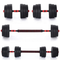 Haltères réglables en ciment kettlebells haltères d'haltérophilie avec fitness de gymnastique