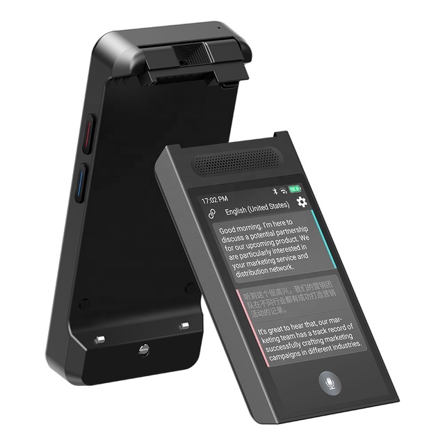 VORMOR A100 Dual-screen Touch Screen Translator Wireless WiFi AI Translation Online 150 Languages Synchronous Translation