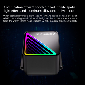 Refroidisseur liquide CPU blanc 240 mm ARGB AIO, <span class=keywords><strong>radiateur</strong></span> <span class=keywords><strong>de</strong></span> refroidissement par eau <span class=keywords><strong>pour</strong></span> PC Intel AMD OEM - Product Image 3