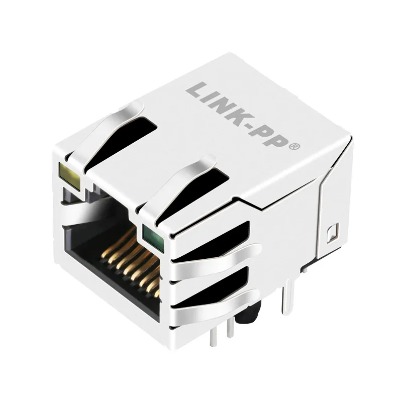 Conector fêmea 6605814-6 8p8c ethernet rj45