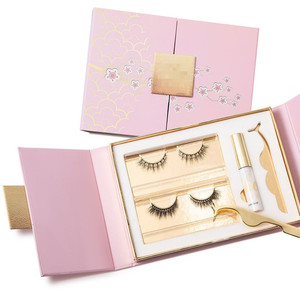 Private label luxury lashbox packaging Custom 3d mink eye lashes box