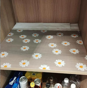 Revêtement de tiroir non adhésif pour armoire de <span class=keywords><strong>cuisine</strong></span>, <span class=keywords><strong>tapis</strong></span> de bureau imperméable avec motif moderne, <span class=keywords><strong>tapis</strong></span> EVA durable facile à découper - Product Image 2