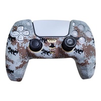 Rutschfeste Weiche Silikon-Bildschutzhülle mit Aufdruck für PS5-Controller, Schutzhülle für Playstation 5 Kabellosen Controller