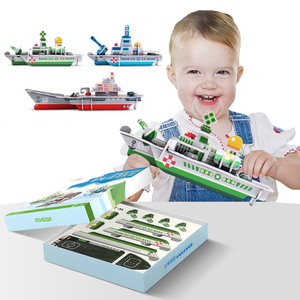 Trẻ Em Mầm Non Đồ Chơi Ghép Hình 3D Handmade Lắp Ráp Tàu Hải Quân Câu Đố Thiết Lập Giáo Dục Thông Minh Bọt Câu Đố - Product Image 1