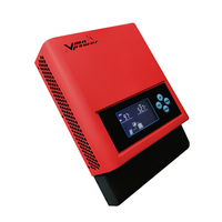 Controladores de Carga Solar Multifunción de 12V/24V/48V 40A/50A/60A, Controlador de Carga Solar MPPT Automático para Baterías de Litio y Plomo-Ácido