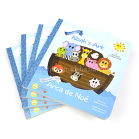 Dickes Recycling papier Karton Buchdrucker Runde Ecke Hochwertiges Baby karten buch Drucken Druck karton Buch