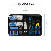 Kit d'outils réseau professionnel pour la réparation d'ordinateurs et la mise en réseau LAN à domicile, de haute qualité
