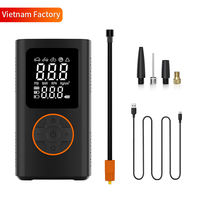 Batch Multi-functional Tire Inflator, Equipped with LED Screen and Emergency Power Bank, Suitable for Cars and Motorcycles.