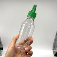 Bouteille de distribution en plastique de qualité alimentaire pour ketchup, moutarde, vinaigrette