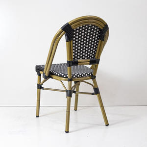 Silla de Ratán Moderna y Cómoda para Exteriores, Apilable, para Sala de Estar, <span class=keywords><strong>Restaurante</strong></span>, Cafetería, Bar, Eventos, Muebles de Ocio CASA <span class=keywords><strong>CARLOS</strong></span> 1 Año - Product Image 6